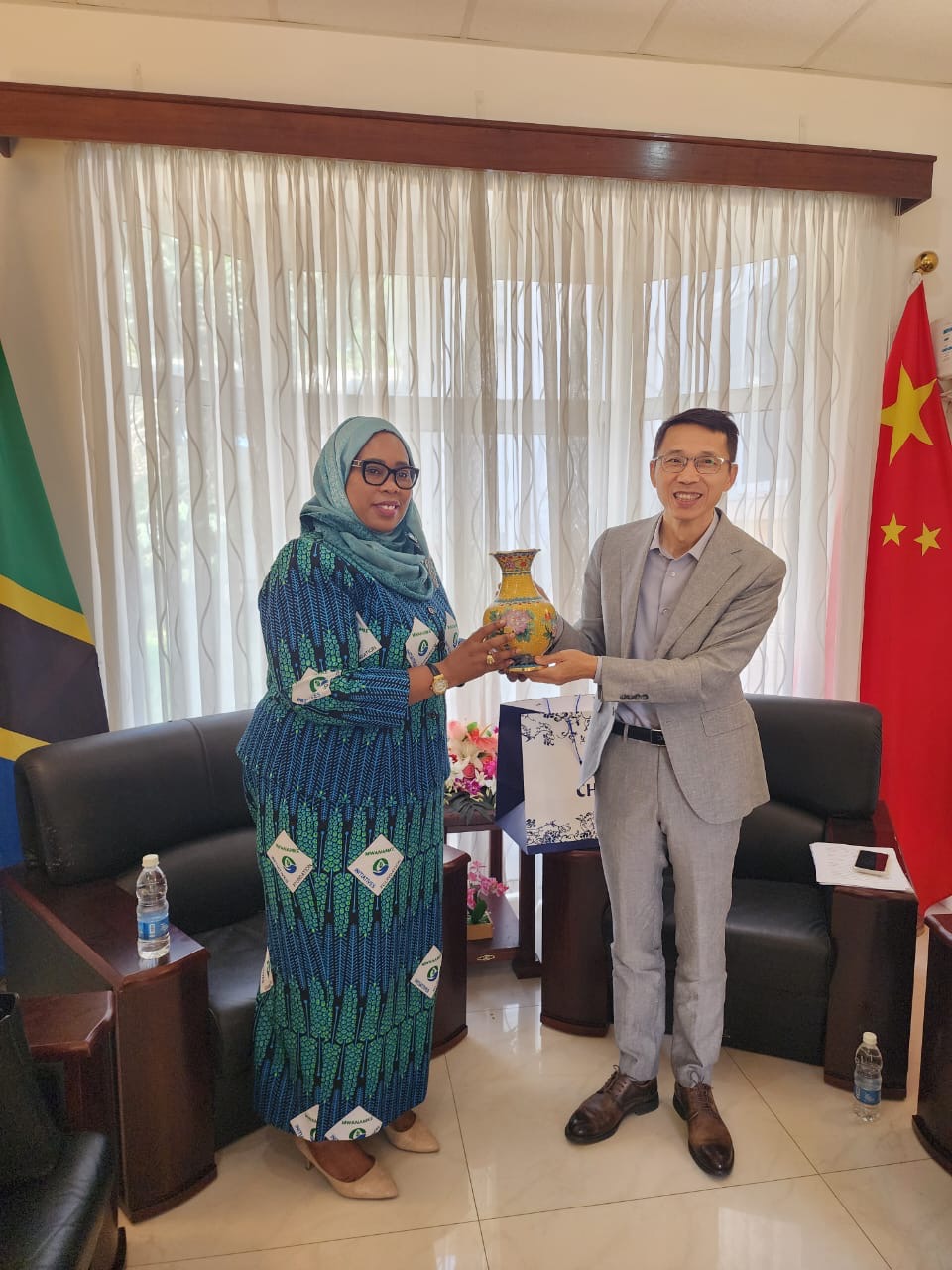 planning meeting with representatives of the Chinese